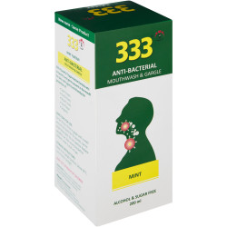 3CP Antibacterial Oral & Throat Gargle Mint 200ml 3CP Antibacterial Oral & Throat Gargle Mint 200ml
