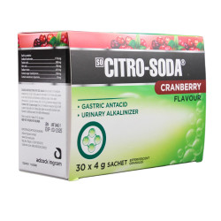 CITRO-SODA CRANBERRY 30X4G SACHETS CITRO-SODA CRANBERRY 30X4G SACHETS