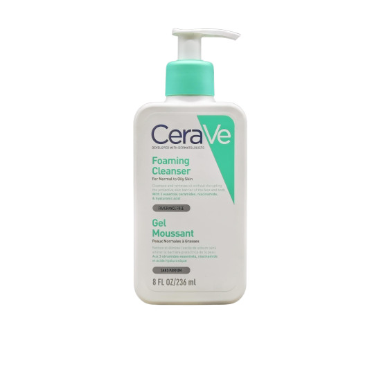 CERAVE FOAMING CLEANSER 236ML CERAVE FOAMING CLEANSER 236ML