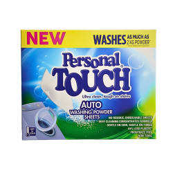 PERSONAL TOUCH AUTO WASHING SHEETS PERSONAL TOUCH AUTO WASHING SHEETS