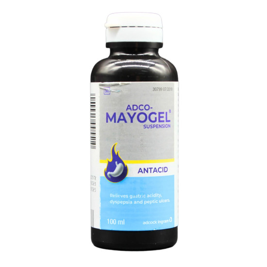 ADCO-MAYOGEL SUSPENSION ANTACID 100ML ADCO-MAYOGEL SUSPENSION ANTACID 100ML