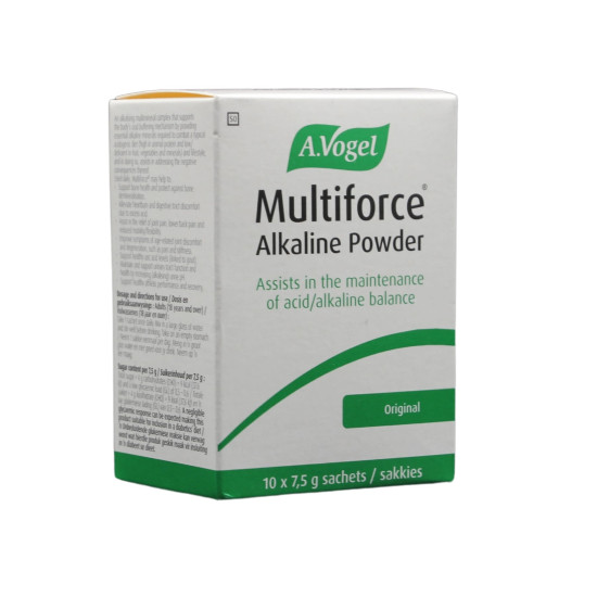 A.VOGEL MULTIFORCE ALKALINE POWDER 10 SACHETS A.VOGEL MULTIFORCE ALKALINE POWDER 10 SACHETS