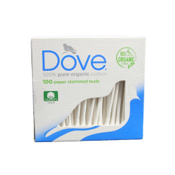 DOVE ORGANIC COTTON BUDS 100 DOVE ORGANIC COTTON BUDS 100