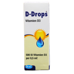 D-DROPS LIQ VIT D 60 DOSES 500IU/0.5ML D-DROPS LIQ VIT D 60 DOSES 500IU/0.5ML