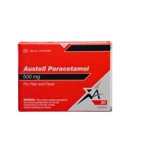 AUSTELL-PARACET 500  500MG - 20 AUSTELL-PARACET 500  500MG - 20